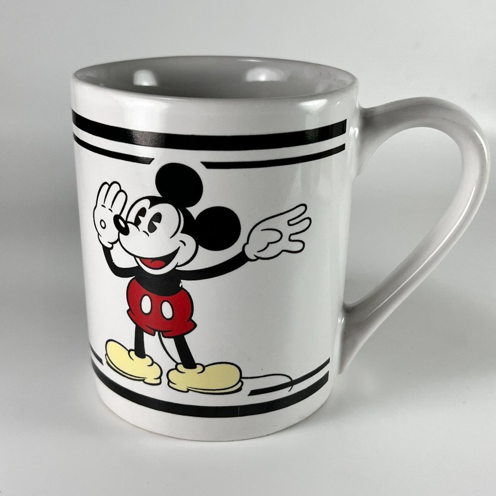 Vtg Mickey Mouse Coffee Cup Mug Multicolor Gibson Disney Classic Souvenir